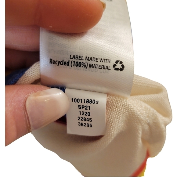 CORE KNITS COCONUT RAINBOW STRIPED LIGHTWEIGHT SWEATER•2X NWT - Picture 7 of 14